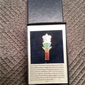 Colorful Enamel Pin with Egyptian Design. 172